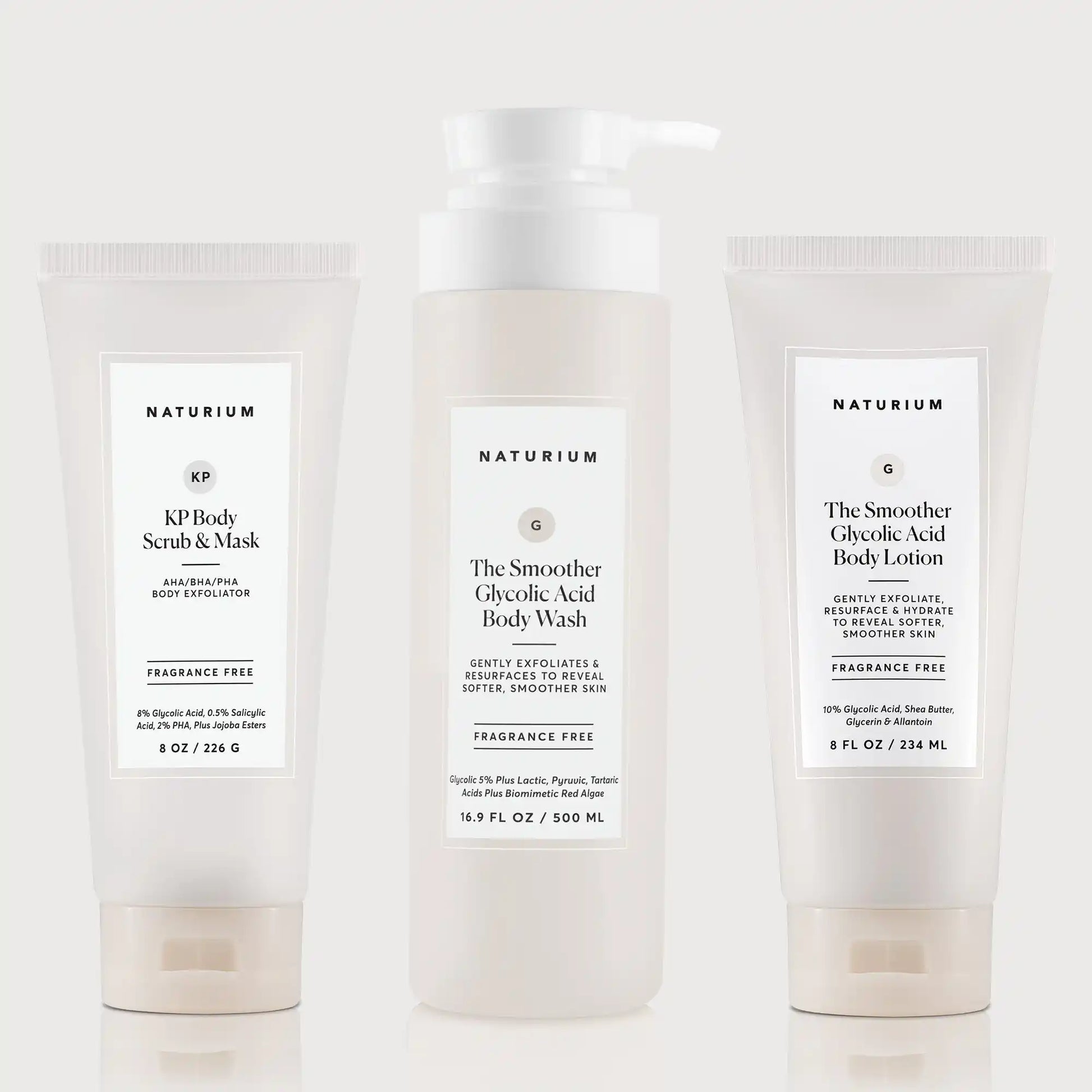the-glycolic-acid-body-bundle-n7 NATR_KPScrub_SmootherBodyWash_SmootherLotion_Bundle_ecomm.webp